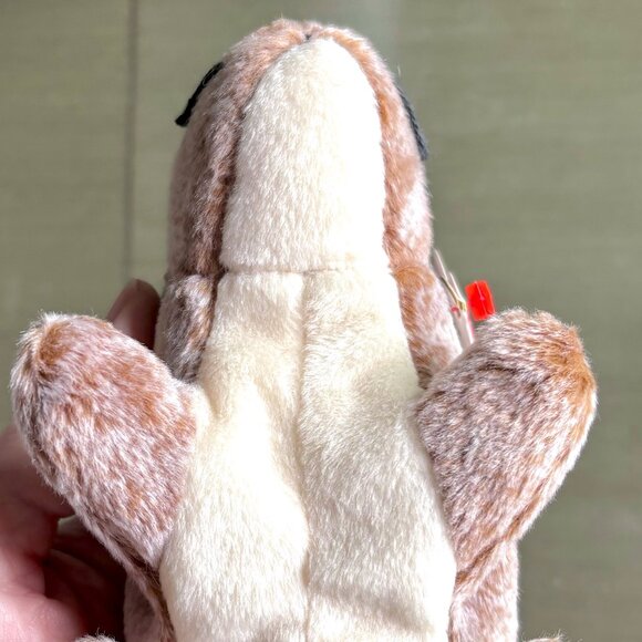 1999 4259 Vintage Chipper Chipmunk Plush Ty Beanie Baby Stuffed Animal MWT - Picture 3 of 10